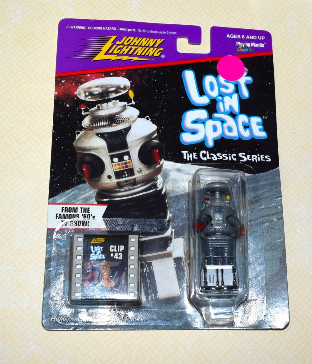 Vtg 1998 Robot B-9 Johnny Lightning Lost in Space Action Figure Clip #43